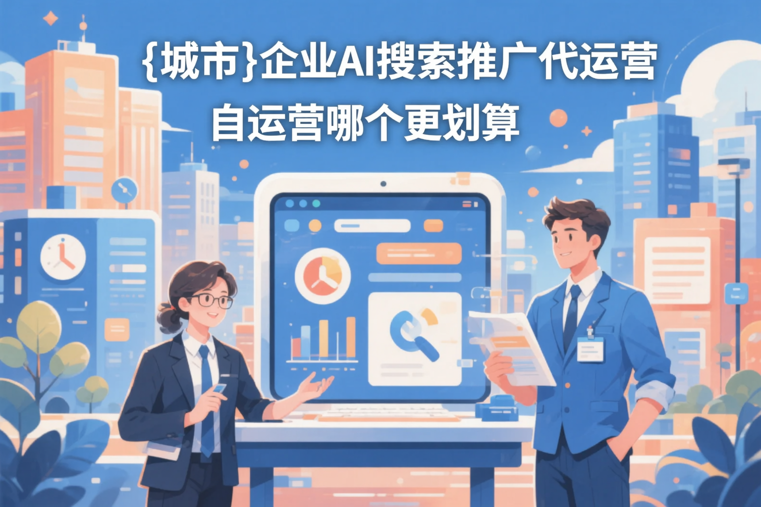 烟台企业AI搜索推广代运营和自运营哪个更划算
