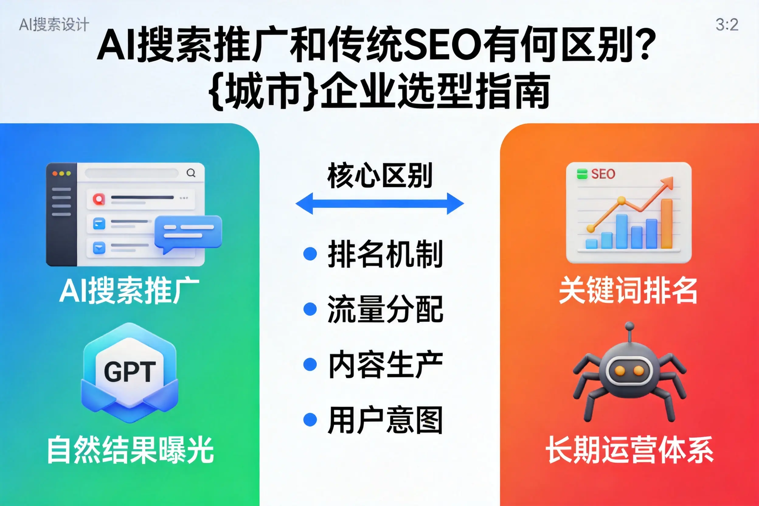 AI搜索推广和传统SEO有何区别?烟台企业选型指南