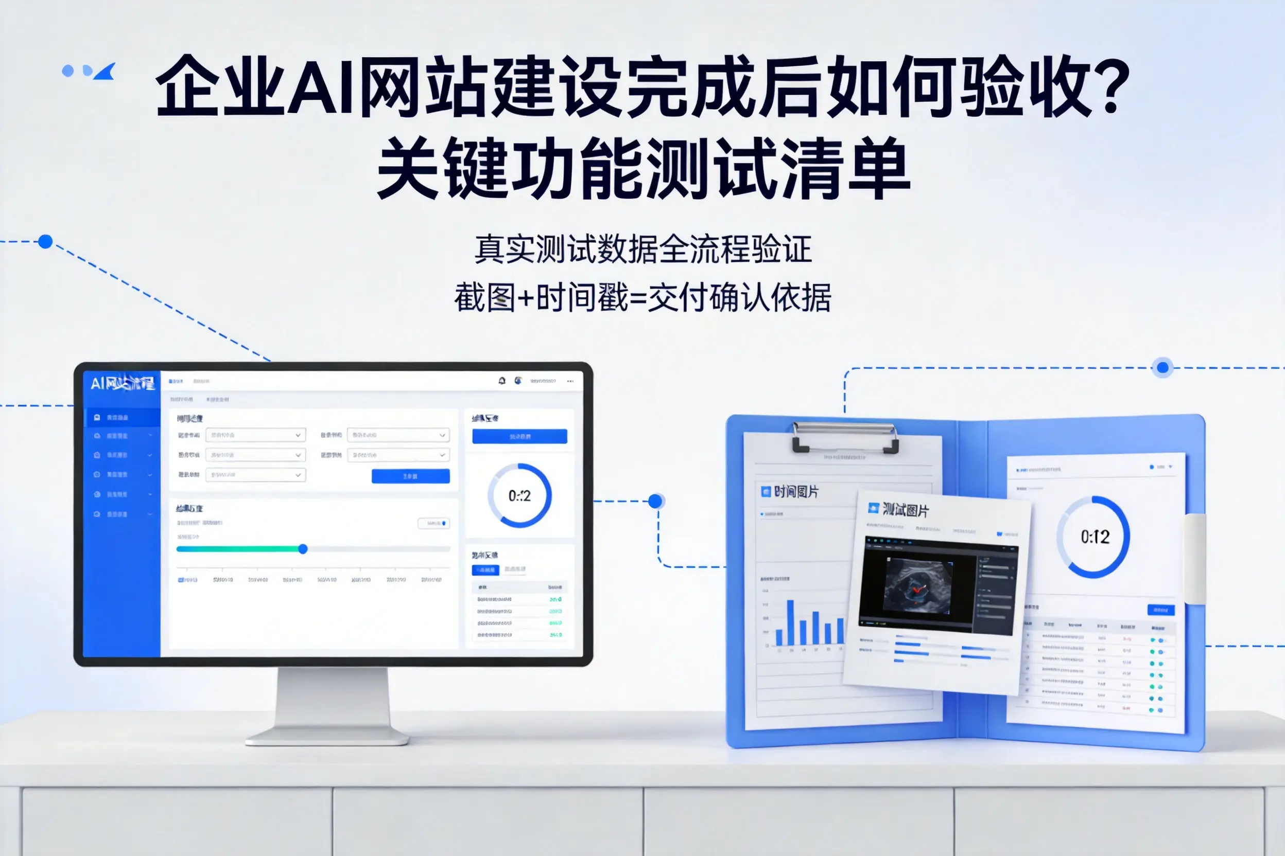 烟台企业AI网站建设完成后如何验收?关键功能测试清单