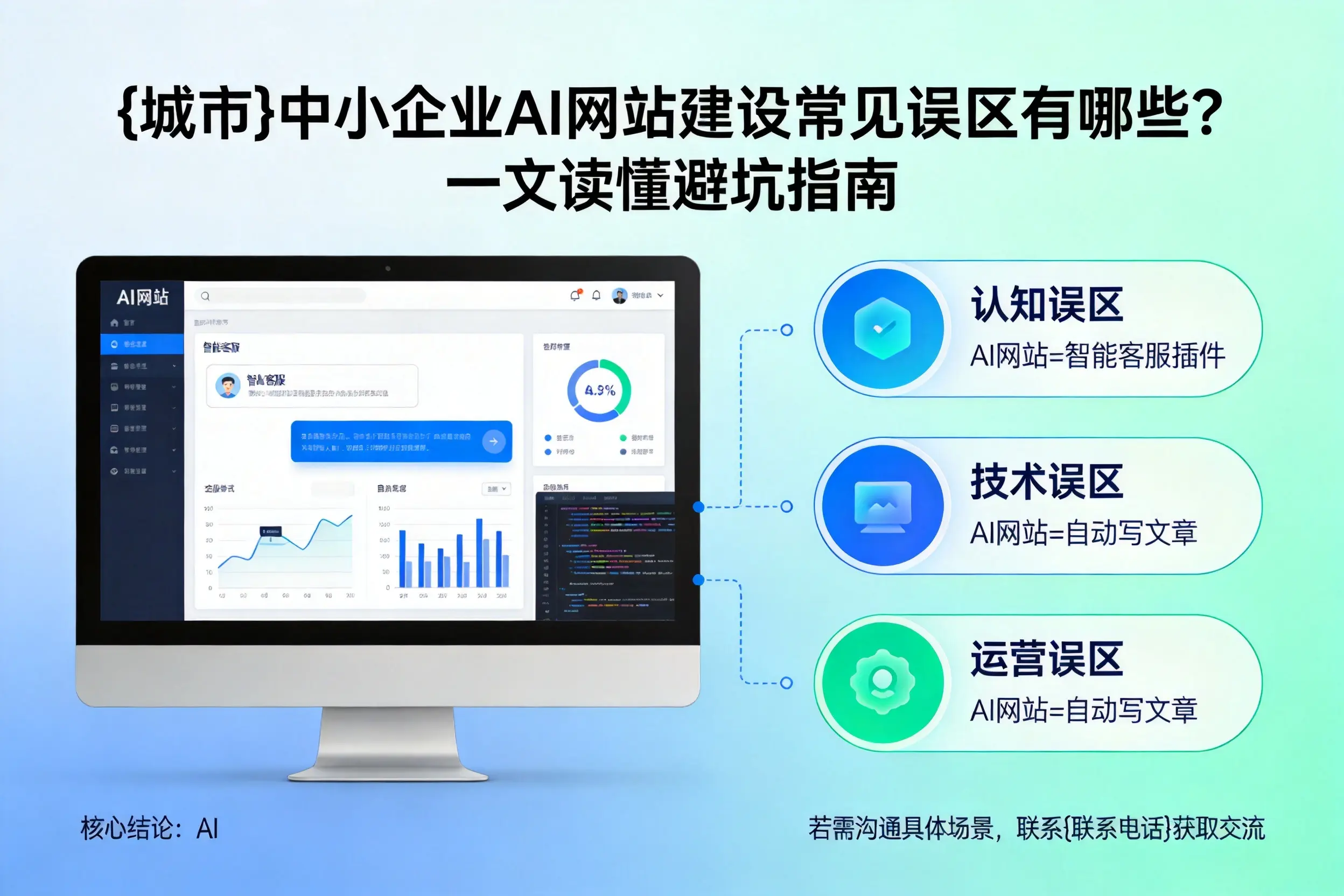 烟台中小企业AI网站建设常见误区有哪些?一文读懂避坑指南