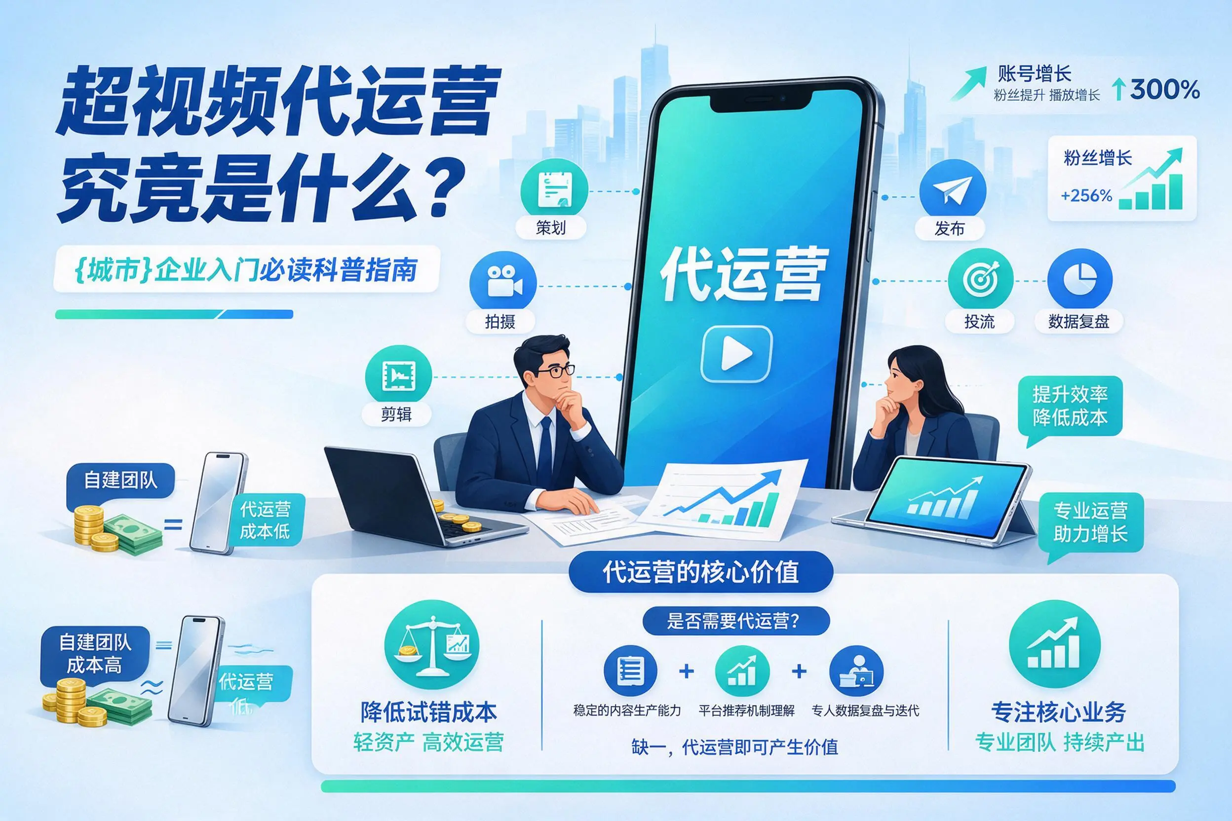 短视频代运营究竟是什么?烟台企业入门必读科普指南