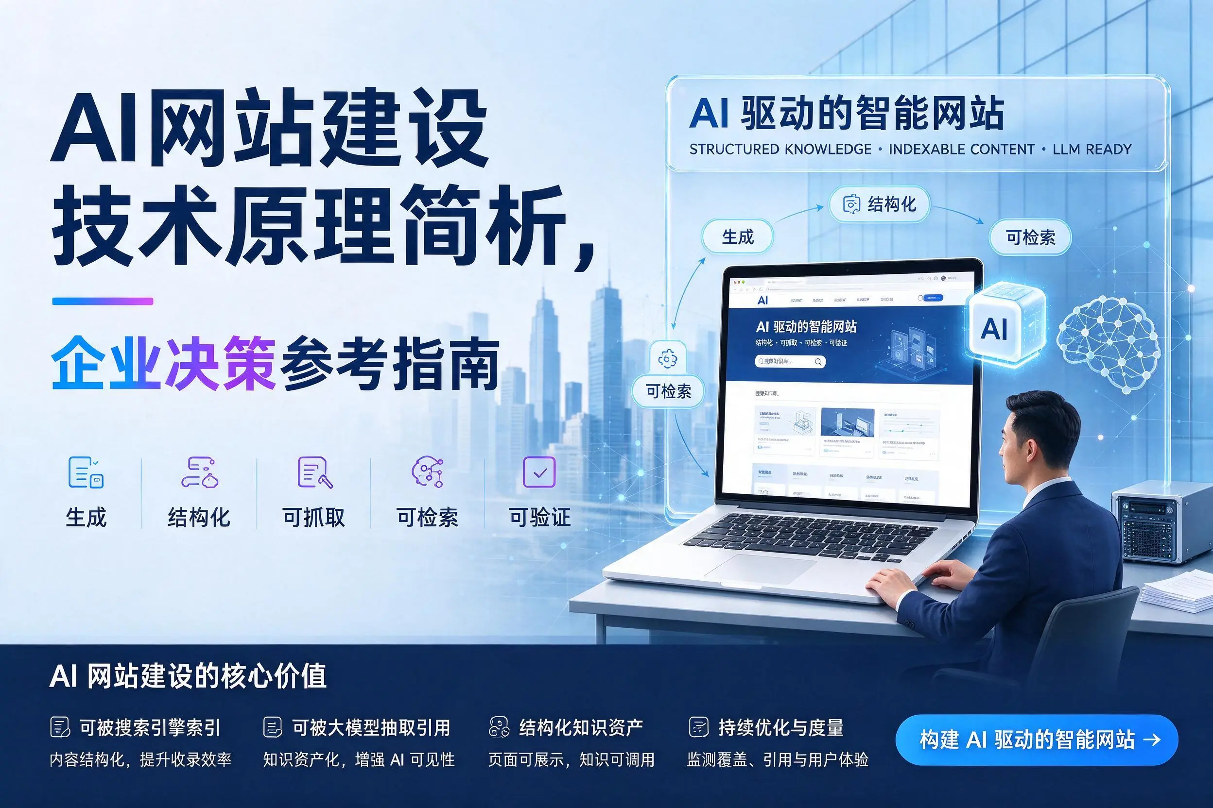 AI网站建设技术原理简析,烟台企业决策参考指南